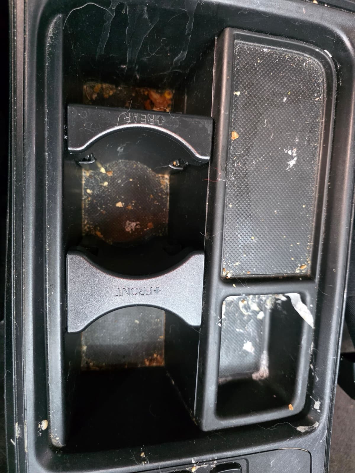 Center Console Detail — before